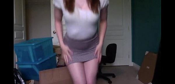  Redhair teen hungry for sex
